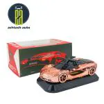 Ashtash Auto Ferrari Car Shape Solar Air Freshener 360 Degree Perfume (360 Degree, GOLDEN)