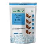 Neuherbs Organic Raw Unroasted Flax Seed -450 gm| Alsi Seed| Flax Seed Edible For Weight Loss - 450 gm