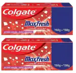 Colgate Max Fresh Spicy Fresh Red Gel Toothpaste 300 g*2