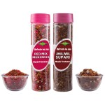 Dizzle Mouth Freshener Red Mix 120gm and Jhilmil 150gm Combo Pack of 2