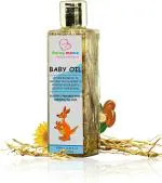 Being mama Natural Baby Oil With Olive, Sesame, Almond And Jojoba Oil 200 ml