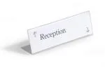 Kebica Stationery Transparent Plastic Name Plates (Pack Of 5)