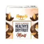 Happilo Choco Almonds Healthy Dry Fruit Bar (15gx12), Healthy Snack, High in Protein Nuts, No Added Sugar, Vegan, Tasty as a Desert, No preservatives