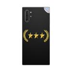 GADGETSWRAP Printed Vinyl Skin Sticker for Samsung Galaxy Note 10 Plus - Three Gold Star