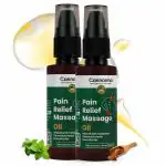 Cannarma (Pack of 2) Pain Relief Massage oil, For Muscle Pain, Joint Pain, Knee Pain, Back Pain,100% Natural & Ayurvedic