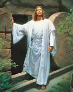 Elegance Jesus Christ Resurrection Canvas Wall Painting Picture Photo For Home Decoration - 28.5 X 36 Inch