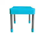 TNT Blue Plastic & Steel Multipurpose Sandy Stool 28 x 28 x 28 cm