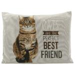Trixie Chipo Cushion, Cat, Square, 60 x 48 cm, Grey