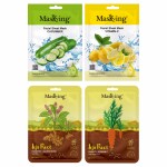 Beauty & Jeju Facial sheet mask combo set for skin Brightening, Ideal for men & Women, Pack of 4