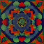 Love Creation A4 Size poster print for creative wall art- midnight-garden-mural-7961( Sticker)