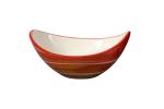 Caffeine Orange Stoneware Serving Bowl Type 1