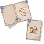 Festiko 1 Pc Thank You Card, Thank You Card For Friends, Thank You/Appreciation/Gratitude Card, Thank You Greeting Card