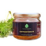 Village-Organica Cold Pressed Castor Oil | Authentic, Unadulterated & Chemical Free | Hexane Free | For Hair, Skin | Edible Grade | Glass Bottle | 250 ml |