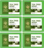 MeriBana Khadi Tea Tree Handmade Bath Soap (6 x 125 g)