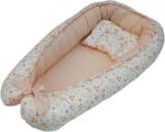 KooKyKooby Polycotton Baby Bed Sized Bedding Set (Peach)