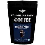 ColombianBrewCoffee French Press Coffee Powder, Arabica Roast & Ground, 1kg (Make Hot or Cold Brew)