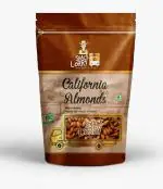 Snacklorry Dry Fruit California Almonds 200g Badam Badam Giri Whole Natural Badam High in Fiber-200g