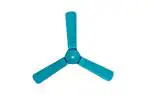 Atomberg Erica 3 Blade 1200 mm BLDC Motor, Remote Control Ceiling Fan with LED Lights, Aegean Blue