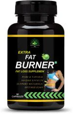 Healthy Nutrition -Just for the Health of it Fat Burner Capsule Ayurvedic for Boost Metabolism and Weight Loss - 60 Capsule