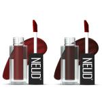 NEUD Matte Liquid Lipstick Combo - Red Kiss and Espresso Twist With Two Lip Gloss Free Incomplete