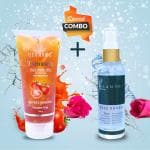 Glamroot Tomato Face wash with Rose Toner Remove dark spot & Control Balance pH(5.5).