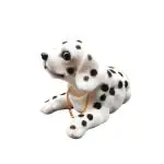 VeeDee Bobble Head Dalmatian,Car Decoration Nodding Dog Ornaments High Emulation Creative Dog Dashboard Crafts Dog Lover Gift for Car Vehicle Desk Tabletop Office Decor Baby Kids Toy (Dalmatian)