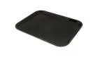 Zoov Plastic Home/Restarunt Food Serving Tray (Black 1pcs Big Tray)