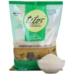 Tito's Organic Ambemohar Rice | White | 1 kg | Pack Of 5