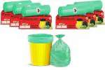 Shalimar Premium OXO - Biodegradable Garbage Bags 17 X 19 Inches (Small) 180 Bags (6 rolls) Dustbin Bag/Trash Bag - Green Color