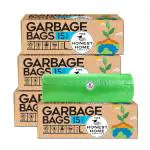 The Honest Home Company Biodegradable Plastic Large Size Garbage Bags 24x32 inch 60 Bags