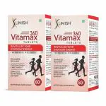 Slimish Vitamax 360 Tablets With Essential Vitamins And Minerals For Men And Women, 60 Tablets (Pack Of 2)