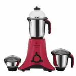 Singer Tiva 750 Watts Mixer Grinder with Copper Motor (750 Watts, 3 Jar, Pink)