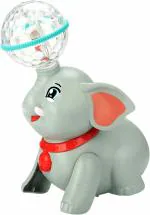 SHIVAARO Electric Elephant Toy, Animal Themed Electronic Toy, Colorful Led Lights Robot Toy, Durable Battery Operated Toys with Cool Dance, Multifunctional Interactive Toys for Children Kids Birthday Present