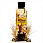 Dr. Sakhiya's Ayurvedic Jadibuti Hair Oil For Natural hair growth oil, Hair fall control oil, Dandruff removal oil, Herbal hair oil With Amla, Brahmi And Rosemary Hair Oil for Thick and Strong Hair 200ml (Pack of 1)