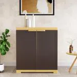 Nilkamal Freedom Mini Small (FMS) Plastic Storage Cabinet for Storage| Weathered Brown/Biscuit|Organizer| Shelves| Cupboard| Almari| Wardrobe| Living Room| Adult & Kids| Multipurpose for Home Kitchen & Office DIY