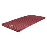 MOROFEEL 2 Inch Dual Comfort Reversible Foldable UHD Foam Single Bed Mattress (4 Fold, Red & Black, 72X35X2 inch)