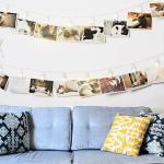 Crackles LED Photo String Lights Clips for Home Decoration,(2 Meter, Warm White 10 Clips)