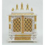 Kamdhenu Art And Craft Engineered Wood Pooja Mandap Temple For Home