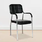 Teal Indus Visitor Chair - Black