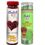 Chaska Bite Chatar Matar Khatti Meethi Chatpati Goli 250g Green Madrasi Saunf Mukhwas 200g