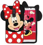 MONKISH Xiaomi Redmi Note 5 Red Silicone 3D Micky Mouse Case Cover|Mobile Cover|Mobile case|Flip cover