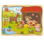 Webby Wood Animal Wooden Puzzle 3 to 5 Y 24 Pcs