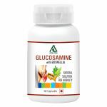 APLOMB Glucosamine with Boswellia Capsules: 500 mg, Supplement for Bone, Joint & Cartilage Health, Helps in Mobility & Flexibility of Joint - 60 Capsules