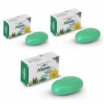 Alloes Neem Soap With Aloe Vera, Tulsi, Lemon |Cleansing Bar, Face And Body Soap -75gm (Pack of 3)
