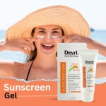 Devriz Blue Light Protection Sunscreen Gel With Vitamin E For Men & Women