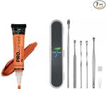 SIRF TUM 7 Professional Fit Concealer Cream Stainless Steel Effective Ear Cleaner Kit Storage Box