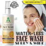 ALOETIC Waterless face wash for oil control 99% Germs cleanser & UV-Rays Protect & Refreshing Face With Cooling Scent