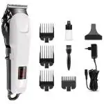 VALORA KM-809A Rechargeable Hair Clipper Razor LCD Display Cordless Electric Professional Shaver Beard Trimmer Grooming Shaving Machine Self Hair Cutting Haircut Trimmer Cutter,