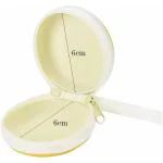 StealODeal Brown Aluminium Zipper Headphone Case