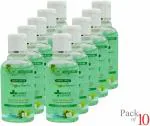 Nanz Comfort Gel Green Apple Hand Sanitizer Bottle (10 x 60 ml)